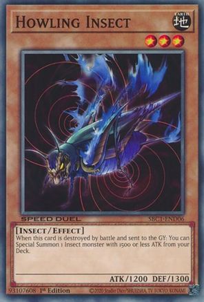 Howling Insect [SBC1-END06] Common - Yu-Gi-Oh! - Card Brawlers | Quebec | Canada |