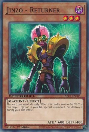 Jinzo - Returner [SBC1-ENE03] Common - Yu-Gi-Oh! - Card Brawlers | Quebec | Canada |