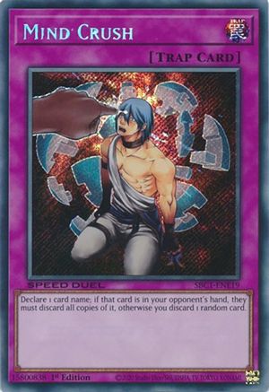 Mind Crush (Secret Rare) [SBC1-ENE19] Secret Rare - Yu-Gi-Oh! - Card Brawlers | Quebec | Canada |