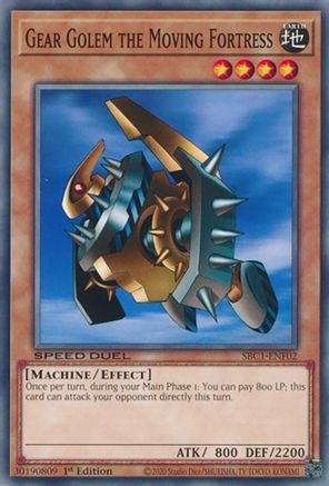 Gear Golem the Moving Fortress [SBC1-ENF02] Common - Yu-Gi-Oh! - Card Brawlers | Quebec | Canada |