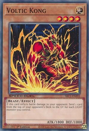 Voltic Kong [SBC1-ENF03] Common - Yu-Gi-Oh! - Card Brawlers | Quebec | Canada |