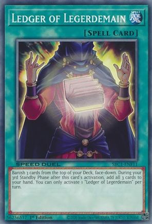Ledger of Legerdemain [SBC1-ENF11] Common - Yu-Gi-Oh! - Card Brawlers | Quebec | Canada |