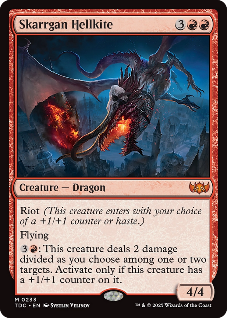 Skarrgan Hellkite [Tarkir: Dragonstorm Commander] - Magic: The Gathering - Card Brawlers | Quebec | Canada |