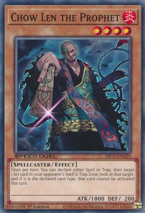 Chow Len the Prophet [SBC1-ENG03] Common - Yu-Gi-Oh! - Card Brawlers | Quebec | Canada |