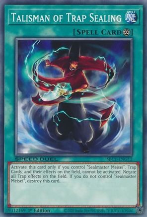 Talisman of Trap Sealing [SBC1-ENG12] Common - Yu-Gi-Oh! - Card Brawlers | Quebec | Canada |