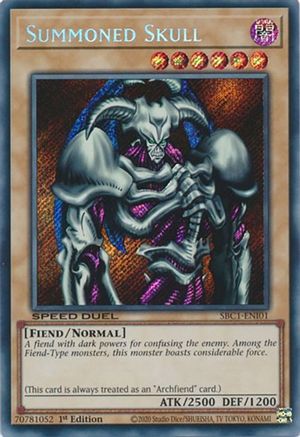 Summoned Skull [SBC1-ENI01] Secret Rare - Yu-Gi-Oh! - Card Brawlers | Quebec | Canada |