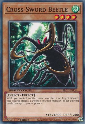 Cross-Sword Beetle [SBC1-ENI04] Common - Yu-Gi-Oh! - Card Brawlers | Quebec | Canada |