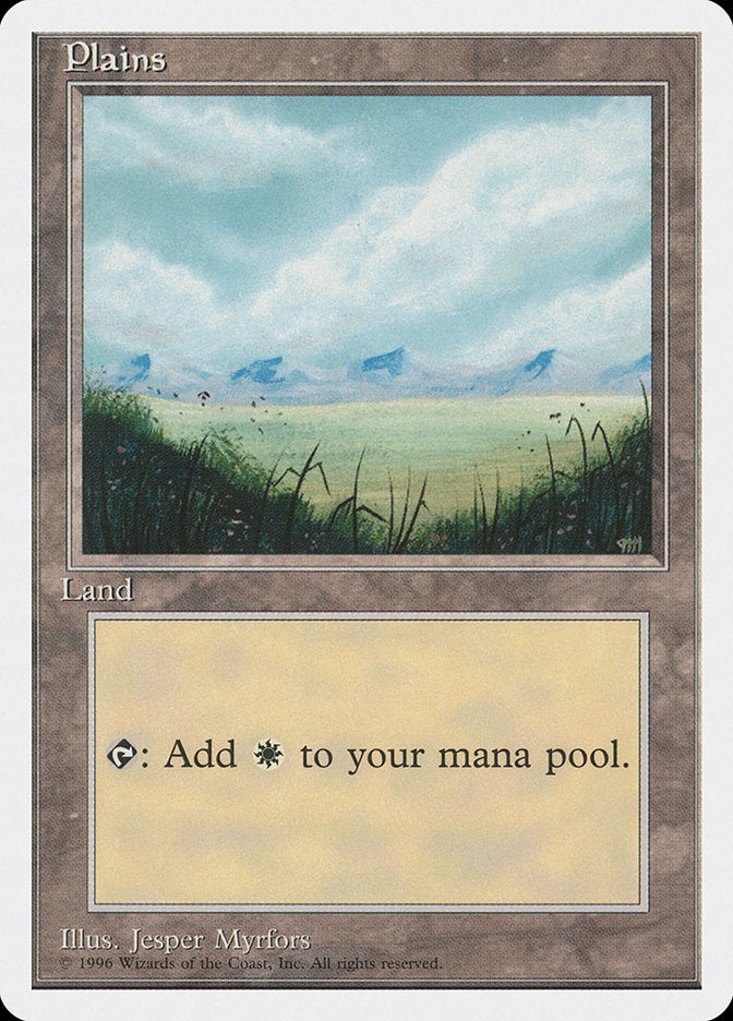 Plains (No Trees, Signature on Bottom Right) [Introductory Two-Player Set] - Magic: The Gathering - Card Brawlers | Quebec | Canada |