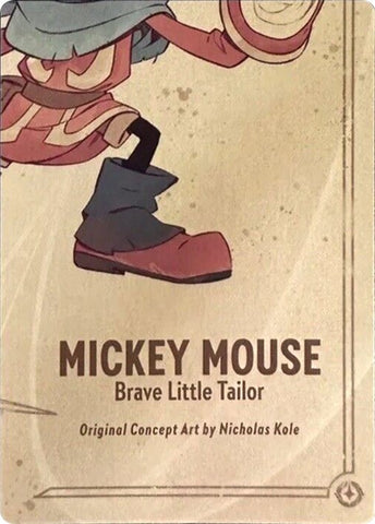 Mickey Mouse - Insert de puzzle Brave Little Tailor (en bas à droite) [Le premier chapitre] 