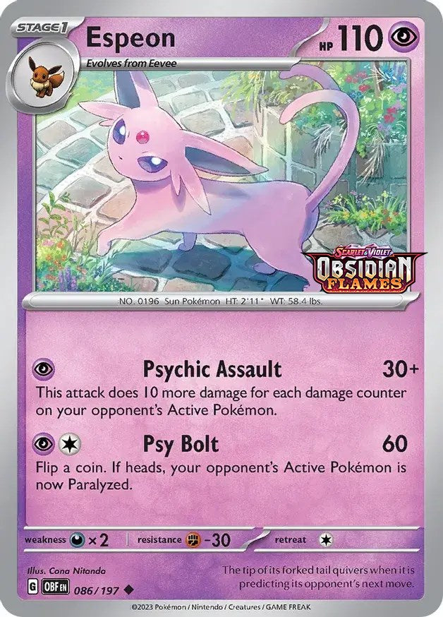 Espeon (086/197) (Best Buy Exclusive) [Scarlet & Violet: Black Star Promos] - Pokémon - Card Brawlers | Quebec | Canada |