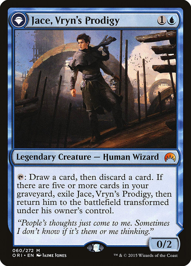 Jace, Vryn's Prodigy // Jace, Telepath Unbound [Magic Origins] - Magic: The Gathering - Card Brawlers | Quebec | Canada |