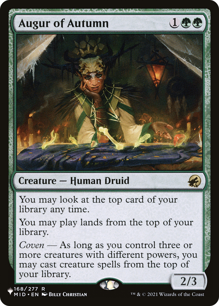 Augur of Autumn [The List] - Magic: The Gathering - Card Brawlers | Quebec | Canada |