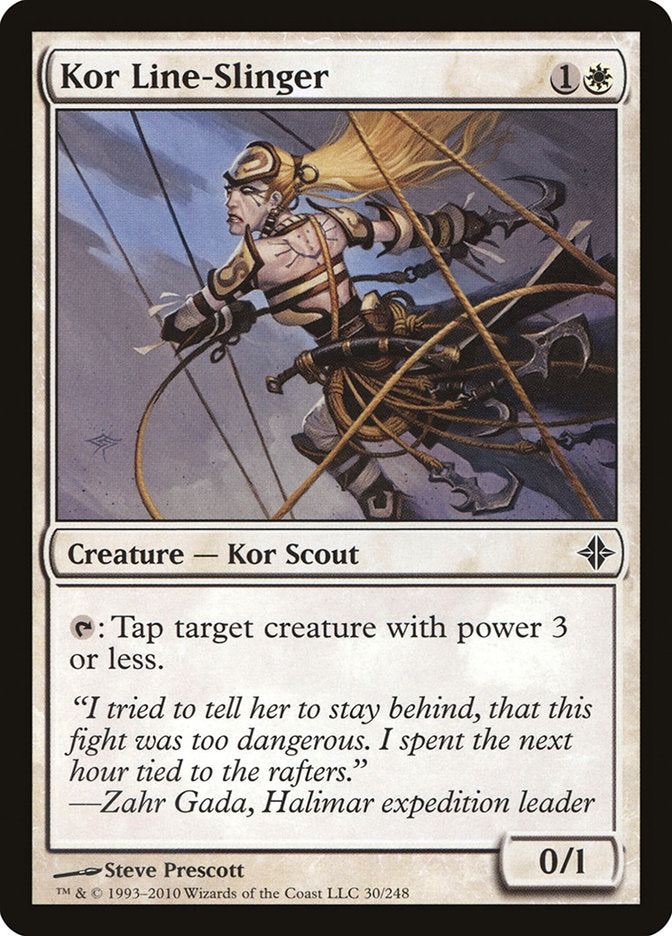 Kor Line-Slinger [Rise of the Eldrazi] - Magic: The Gathering - Card Brawlers | Quebec | Canada |