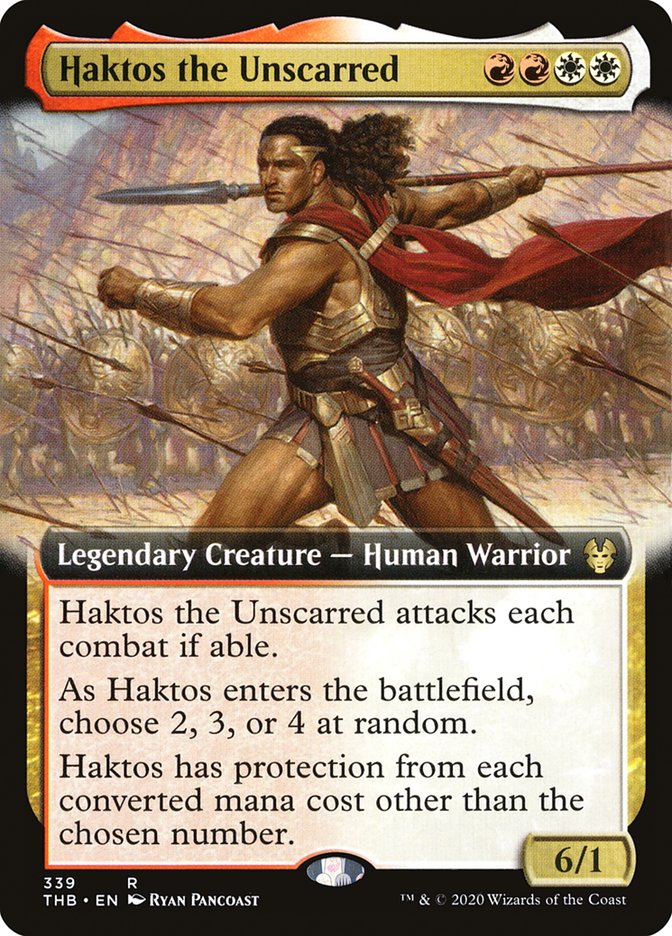 Haktos the Unscarred (Extended Art) [Theros Beyond Death] - Magic: The Gathering - Card Brawlers | Quebec | Canada |