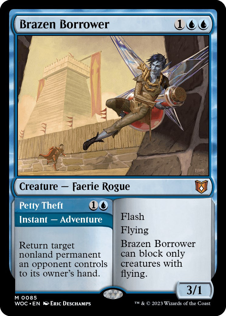 Brazen Borrower // Petty Theft [Wilds of Eldraine Commander] - Magic: The Gathering - Card Brawlers | Quebec | Canada |