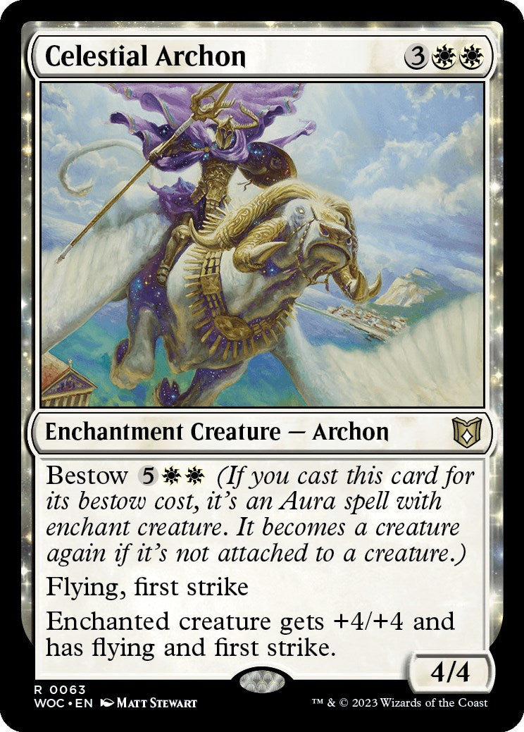 Celestial Archon [Wilds of Eldraine Commander] - Magic: The Gathering - Card Brawlers | Quebec | Canada |