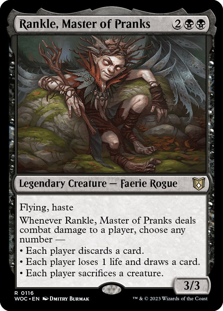 Rankle, Master of Pranks [Wilds of Eldraine Commander] - Magic: The Gathering - Card Brawlers | Quebec | Canada |