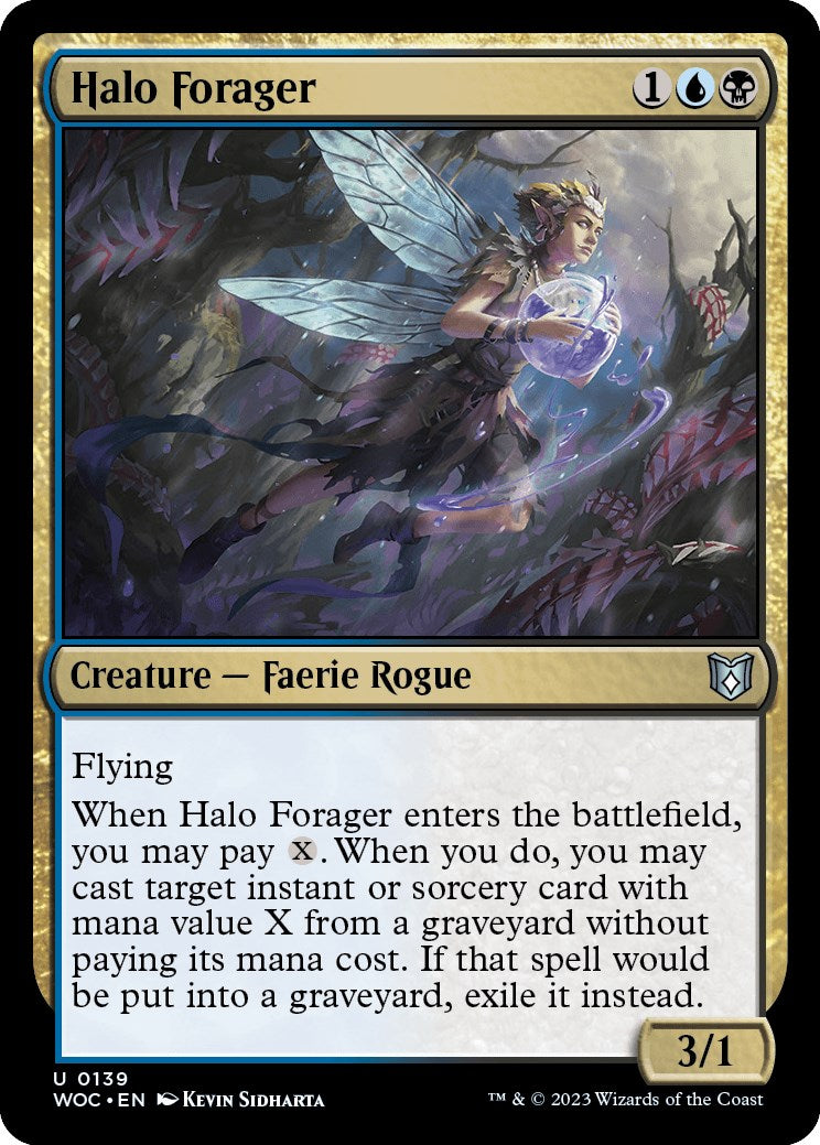 Halo Forager [Wilds of Eldraine Commander] - Magic: The Gathering - Card Brawlers | Quebec | Canada |