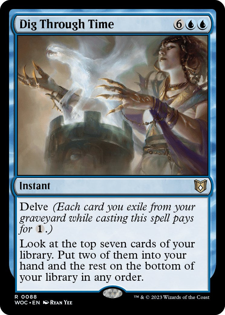 Dig Through Time [Wilds of Eldraine Commander] - Magic: The Gathering - Card Brawlers | Quebec | Canada |
