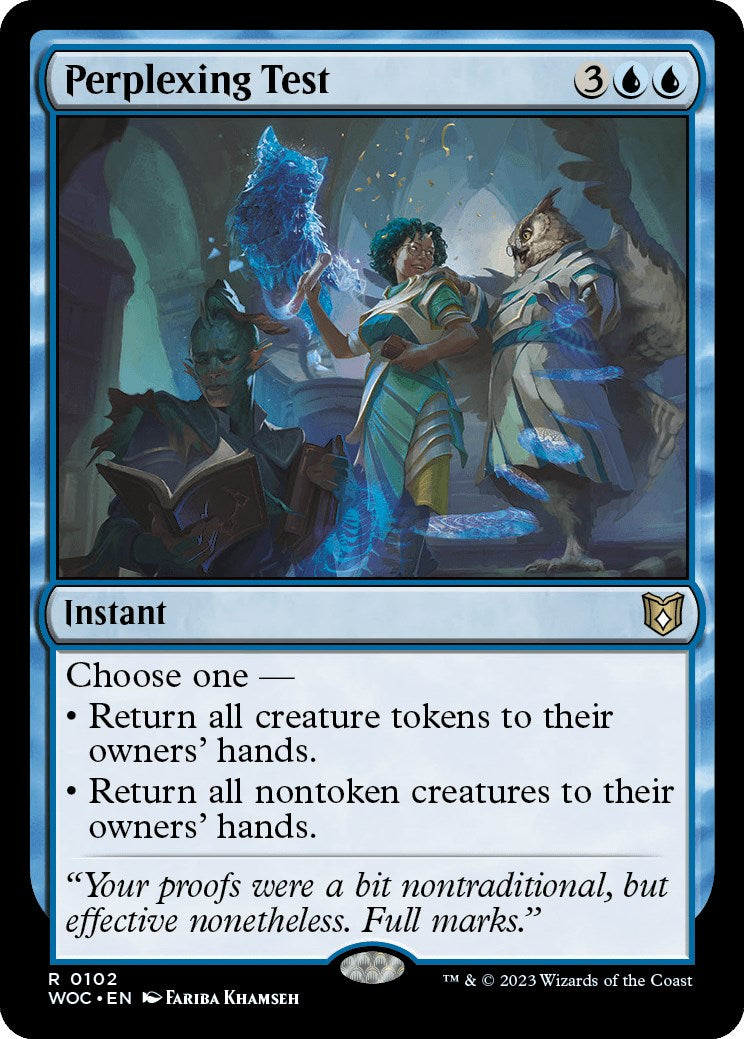 Perplexing Test [Wilds of Eldraine Commander] - Magic: The Gathering - Card Brawlers | Quebec | Canada |
