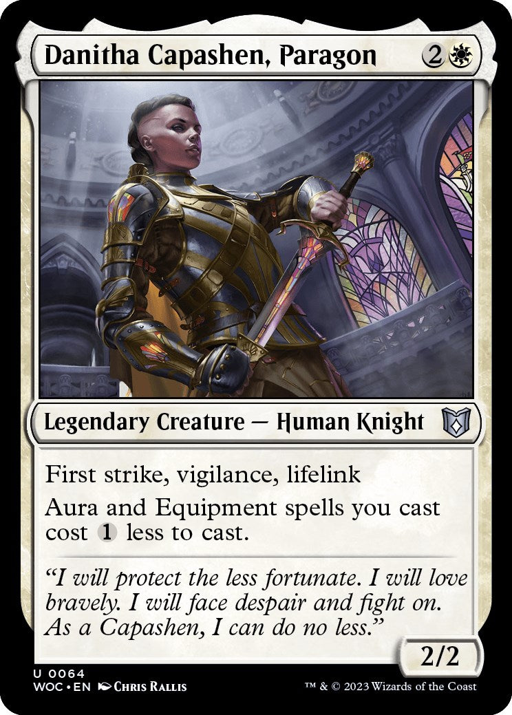 Danitha Capashen, Paragon [Wilds of Eldraine Commander] - Magic: The Gathering - Card Brawlers | Quebec | Canada |