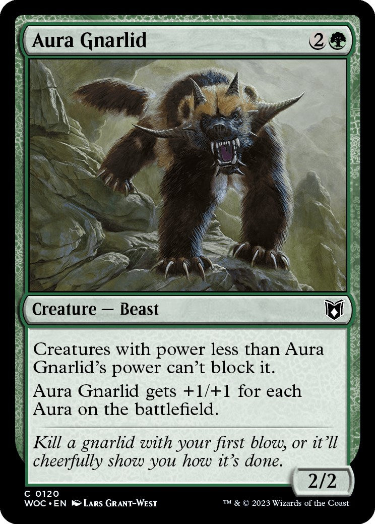 Aura Gnarlid [Wilds of Eldraine Commander] - Magic: The Gathering - Card Brawlers | Quebec | Canada |