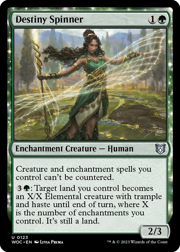 Destiny Spinner [Wilds of Eldraine Commander] - Magic: The Gathering - Card Brawlers | Quebec | Canada |