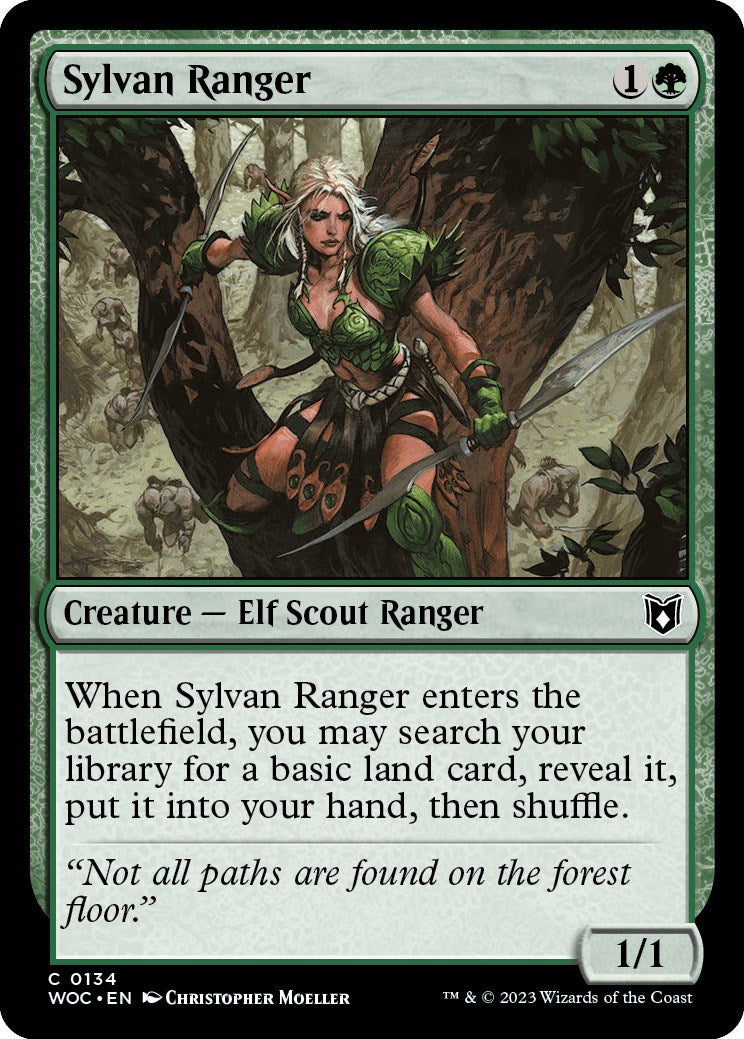 Sylvan Ranger [Wilds of Eldraine Commander] - Magic: The Gathering - Card Brawlers | Quebec | Canada |