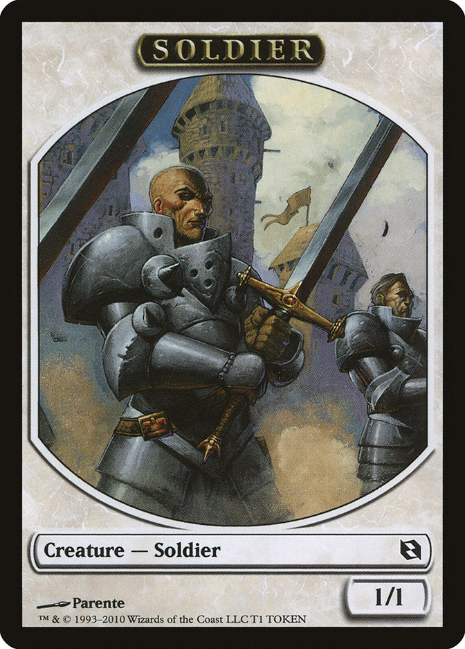 Soldier Token [Duel Decks: Elspeth vs. Tezzeret Tokens] - Magic: The Gathering - Card Brawlers | Quebec | Canada |