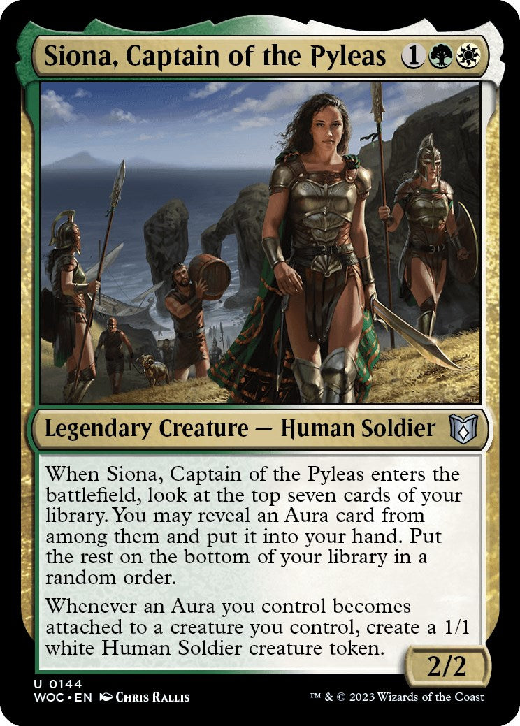Siona, Captain of the Pyleas [Wilds of Eldraine Commander] - Magic: The Gathering - Card Brawlers | Quebec | Canada |