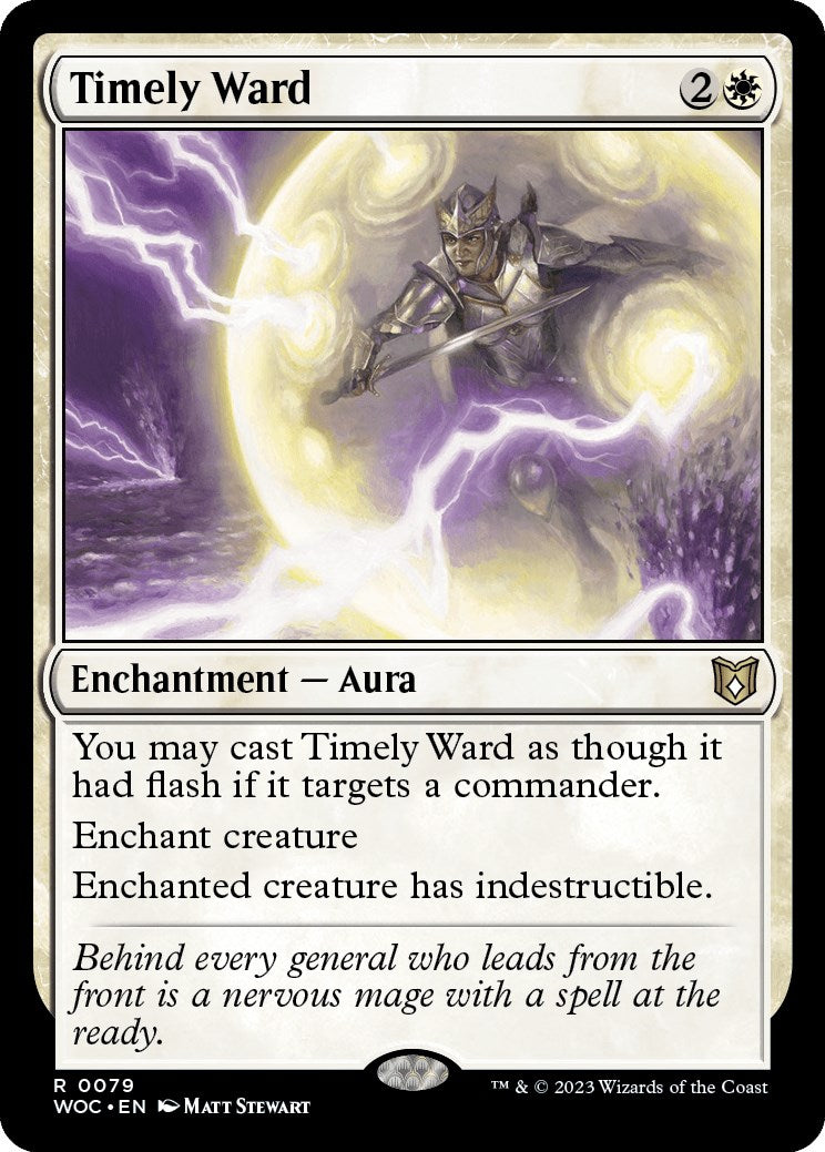 Timely Ward [Wilds of Eldraine Commander] - Magic: The Gathering - Card Brawlers | Quebec | Canada |