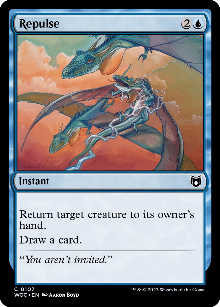 Repulse [Wilds of Eldraine Commander] - Magic: The Gathering - Card Brawlers | Quebec | Canada |