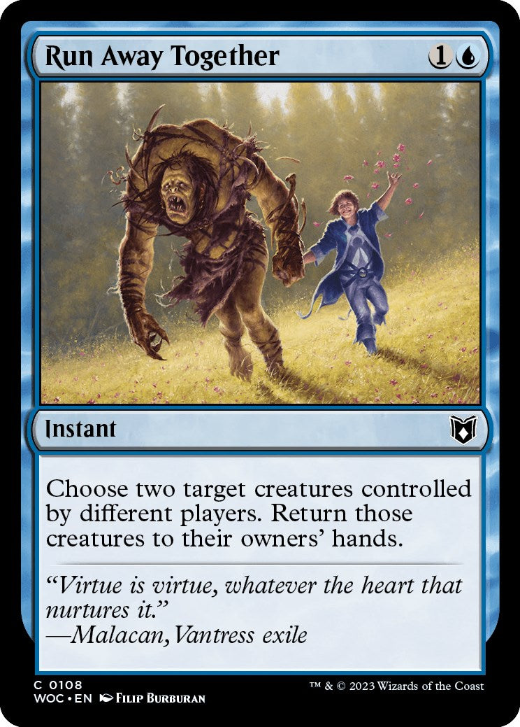 Run Away Together [Wilds of Eldraine Commander] - Magic: The Gathering - Card Brawlers | Quebec | Canada |