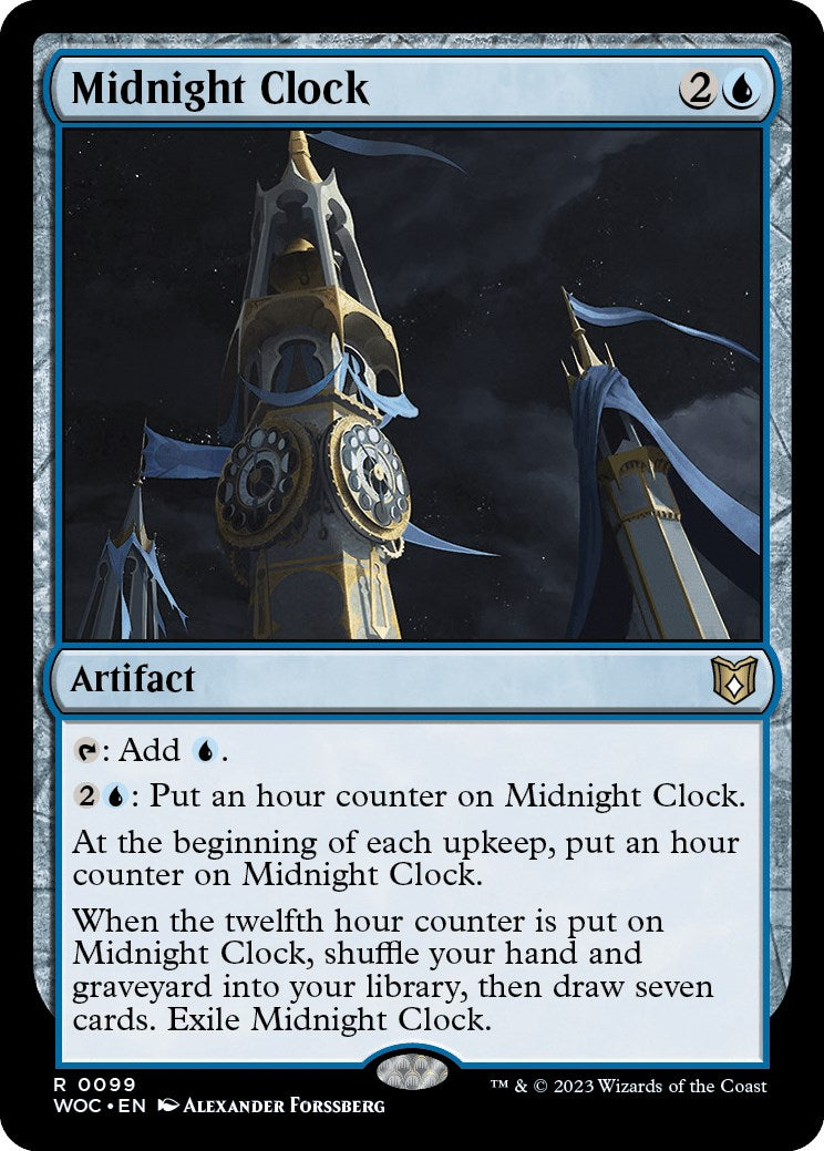 Midnight Clock [Wilds of Eldraine Commander] - Magic: The Gathering - Card Brawlers | Quebec | Canada |