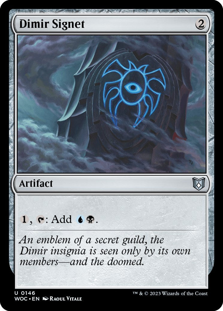 Dimir Signet [Wilds of Eldraine Commander] - Magic: The Gathering - Card Brawlers | Quebec | Canada |