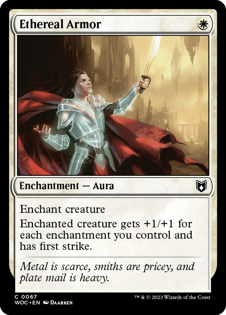 Ethereal Armor [Wilds of Eldraine Commander] - Magic: The Gathering - Card Brawlers | Quebec | Canada |