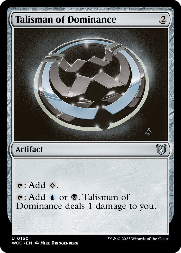 Talisman of Dominance [Wilds of Eldraine Commander] - Magic: The Gathering - Card Brawlers | Quebec | Canada |