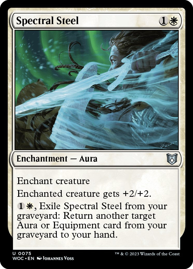 Spectral Steel [Wilds of Eldraine Commander] - Magic: The Gathering - Card Brawlers | Quebec | Canada |