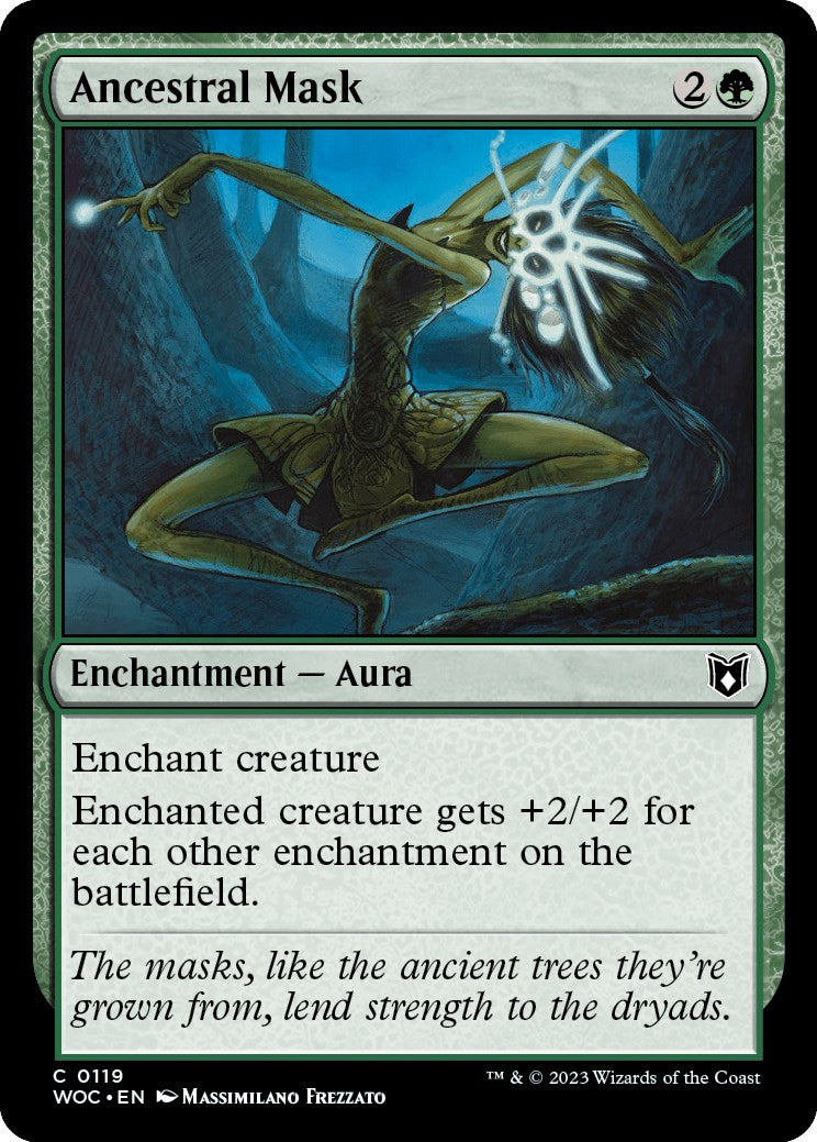 Ancestral Mask [Wilds of Eldraine Commander] - Magic: The Gathering - Card Brawlers | Quebec | Canada |