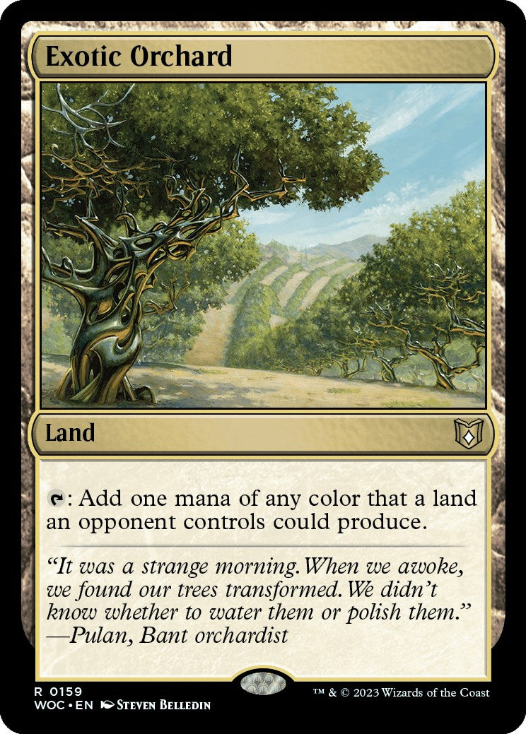 Exotic Orchard [Wilds of Eldraine Commander] - Magic: The Gathering - Card Brawlers | Quebec | Canada |