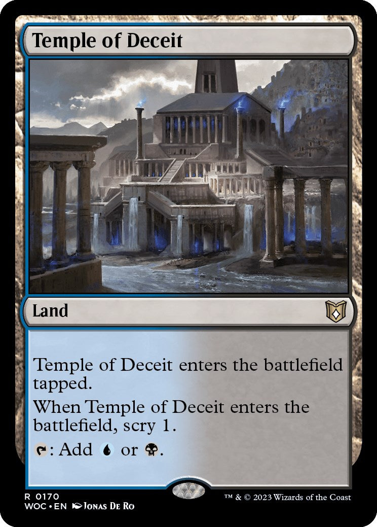 Temple of Deceit [Wilds of Eldraine Commander] - Magic: The Gathering - Card Brawlers | Quebec | Canada |