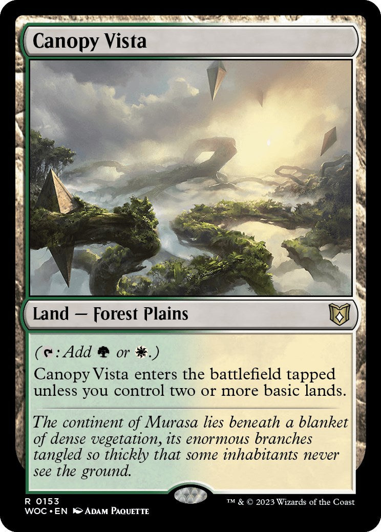 Canopy Vista [Wilds of Eldraine Commander] - Magic: The Gathering - Card Brawlers | Quebec | Canada |