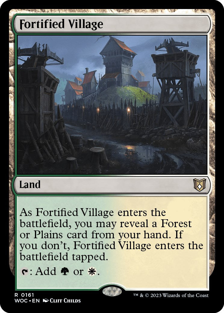 Fortified Village [Wilds of Eldraine Commander] - Magic: The Gathering - Card Brawlers | Quebec | Canada |