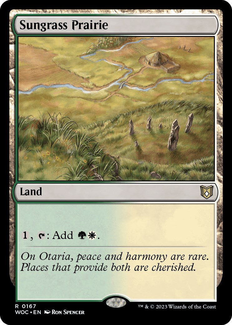 Sungrass Prairie [Wilds of Eldraine Commander] - Magic: The Gathering - Card Brawlers | Quebec | Canada |