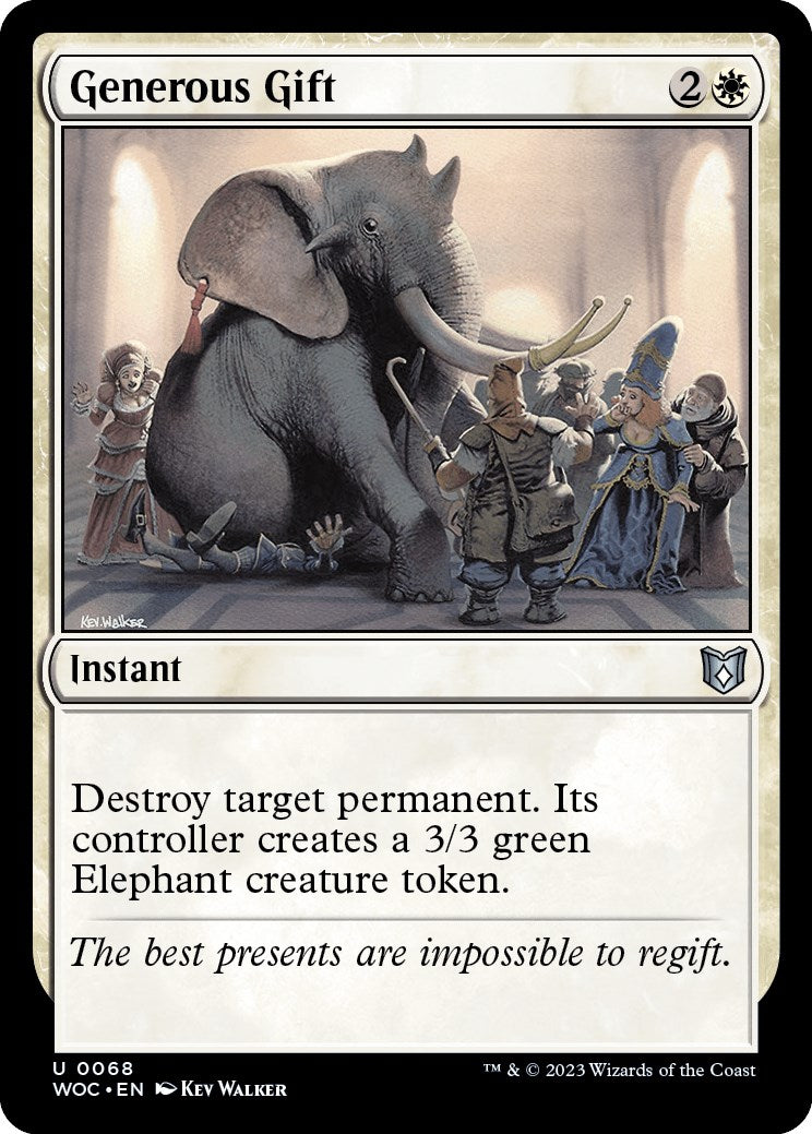 Generous Gift [Wilds of Eldraine Commander] - Magic: The Gathering - Card Brawlers | Quebec | Canada |