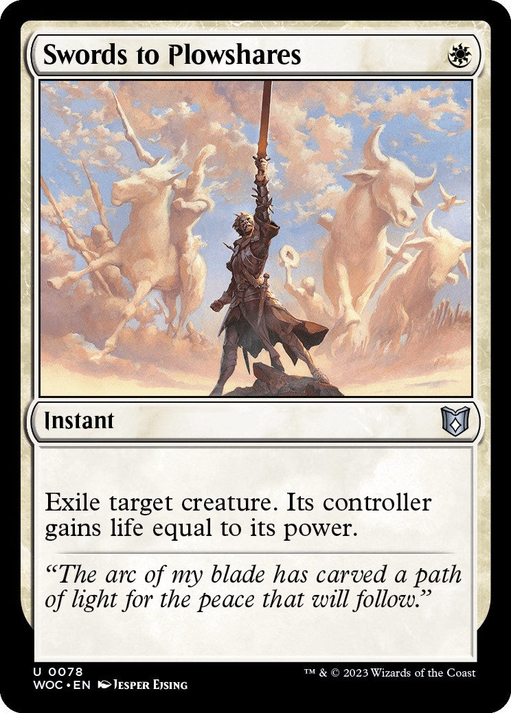 Swords to Plowshares [Wilds of Eldraine Commander] - Magic: The Gathering - Card Brawlers | Quebec | Canada |