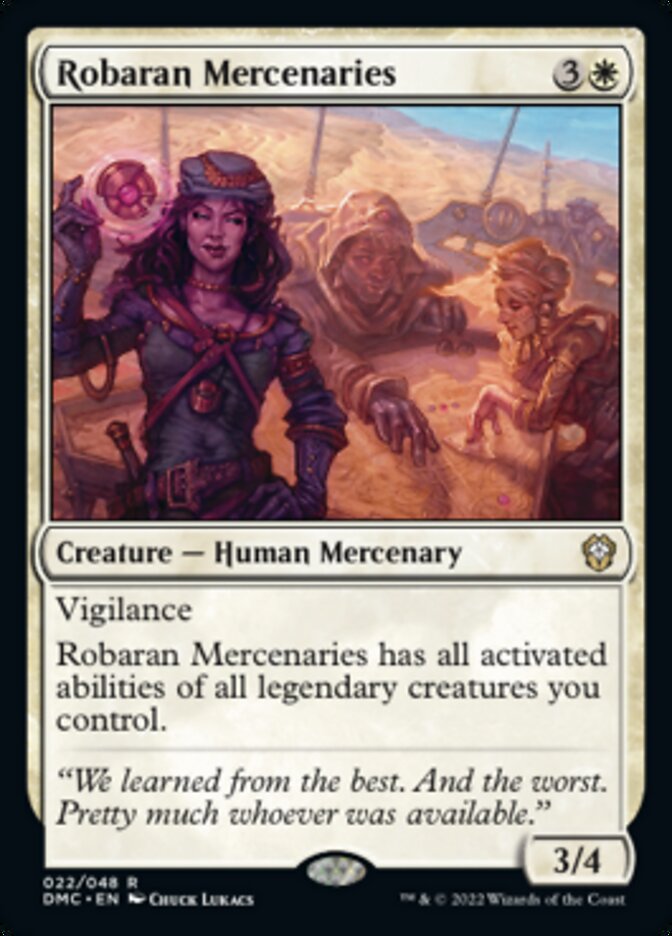 Robaran Mercenaries [Dominaria United Commander] - Magic: The Gathering - Card Brawlers | Quebec | Canada |