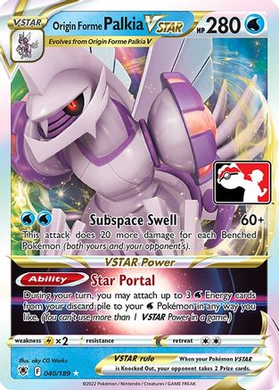 Origin Forme Palkia VSTAR (040/189) [Prize Pack Series Three] - Pokémon - Card Brawlers | Quebec | Canada |