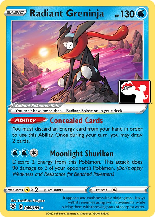 Radiant Greninja (046/189) [Prize Pack Series Three] - Pokémon - Card Brawlers | Quebec | Canada |