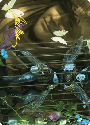 Cooped Up Art Card (Gold-Stamped Signature) (ASWOE-001) - Art Series: Wilds of Eldraine - Art Series: Wilds of Eldraine - Card Brawlers | Quebec | Canada |
